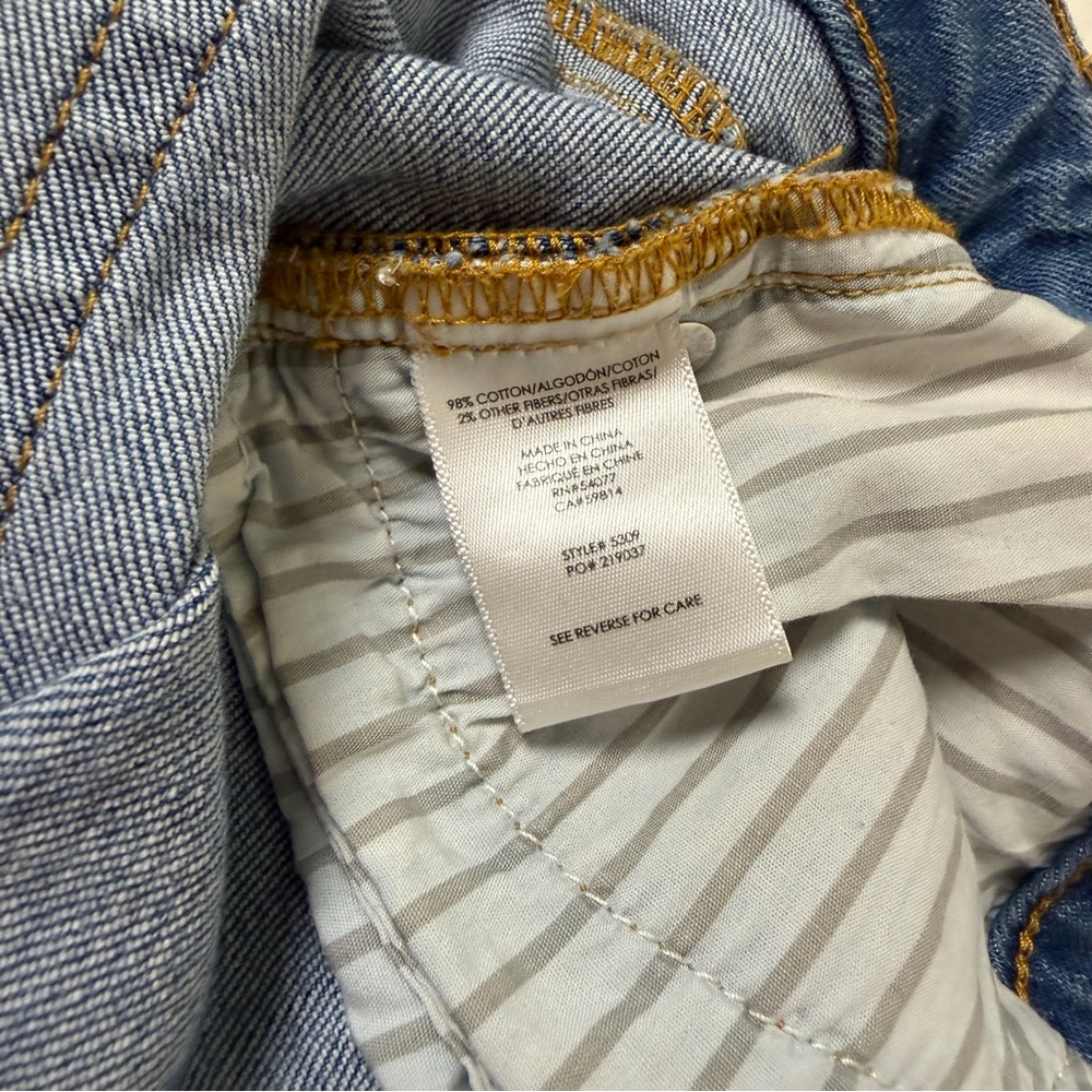 CAbi High-Waisted Straight Classic Blue Women's Jeans size 8 - Picture 4 of 5